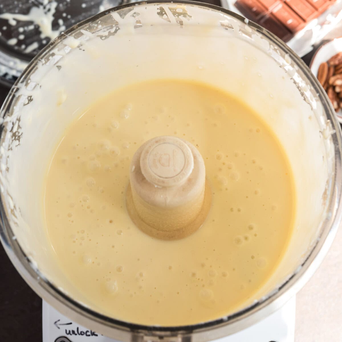 cheesecake fillings in a food processor