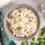 Bowl of Slow Cooker Chicken Stroganoff