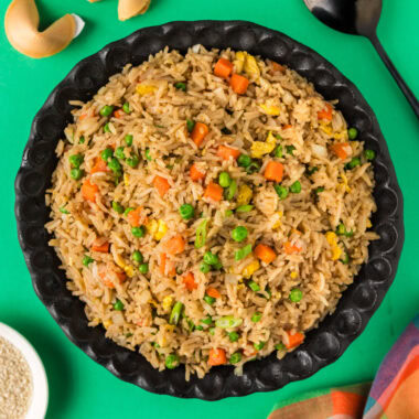 Bowl of Vegetable Fried Rice