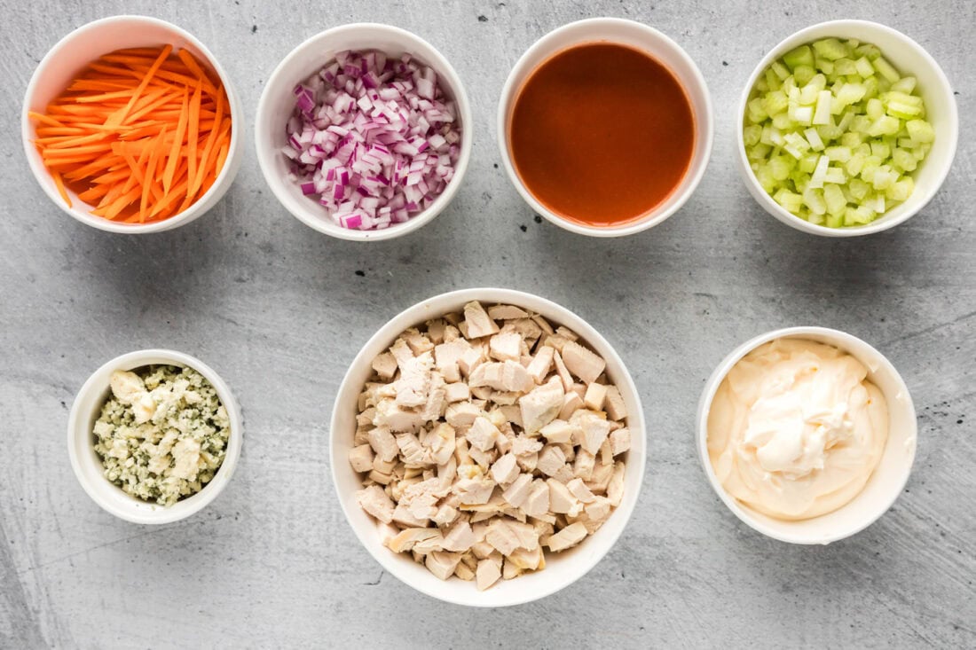 Ingredients for Buffalo Chicken Salad