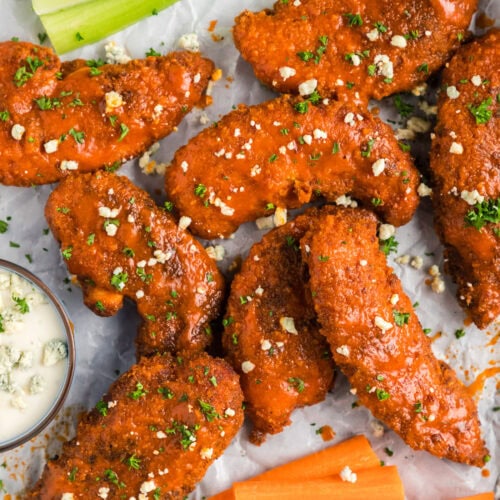 Close up photo of Buffalo Chicken Tenders