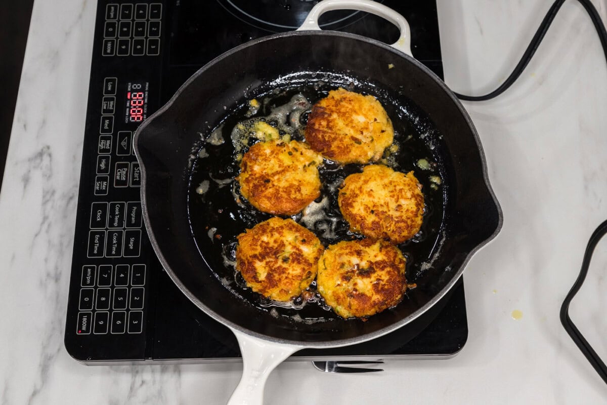 pan fried cod fish cakes