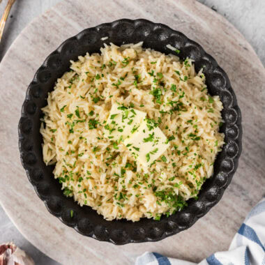Bowl of Garlic Butter Rice