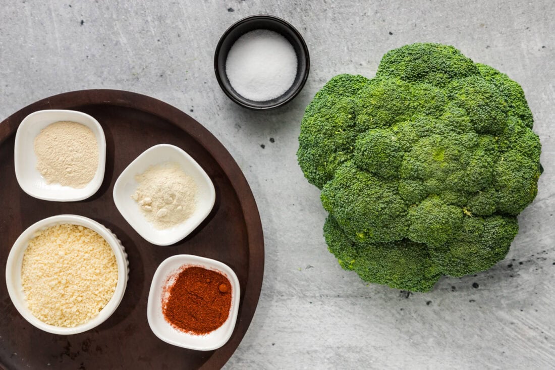 Ingredients for Smashed Broccoli