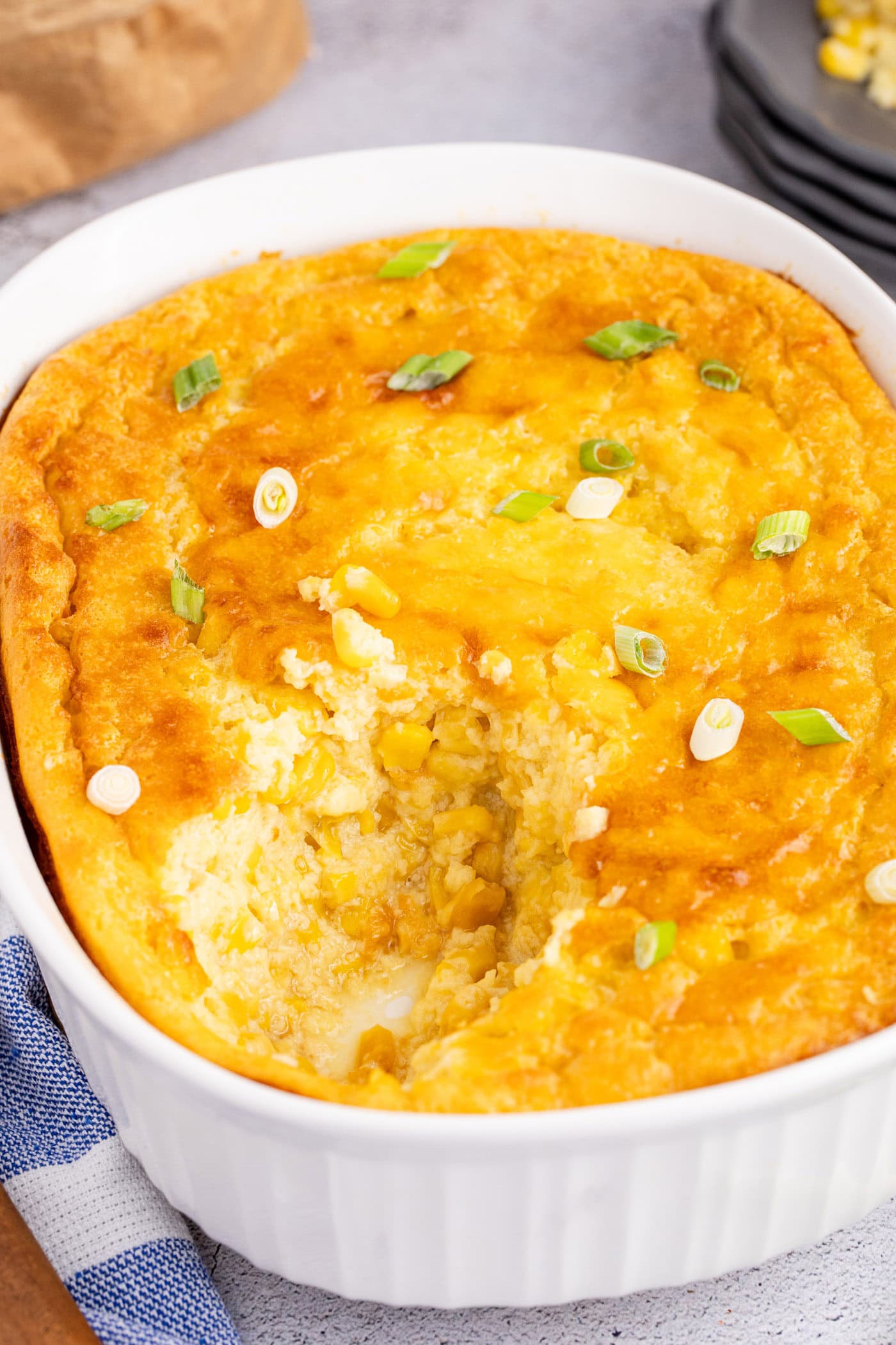 Corn Pudding - Amanda's Cookin' - Vegetables