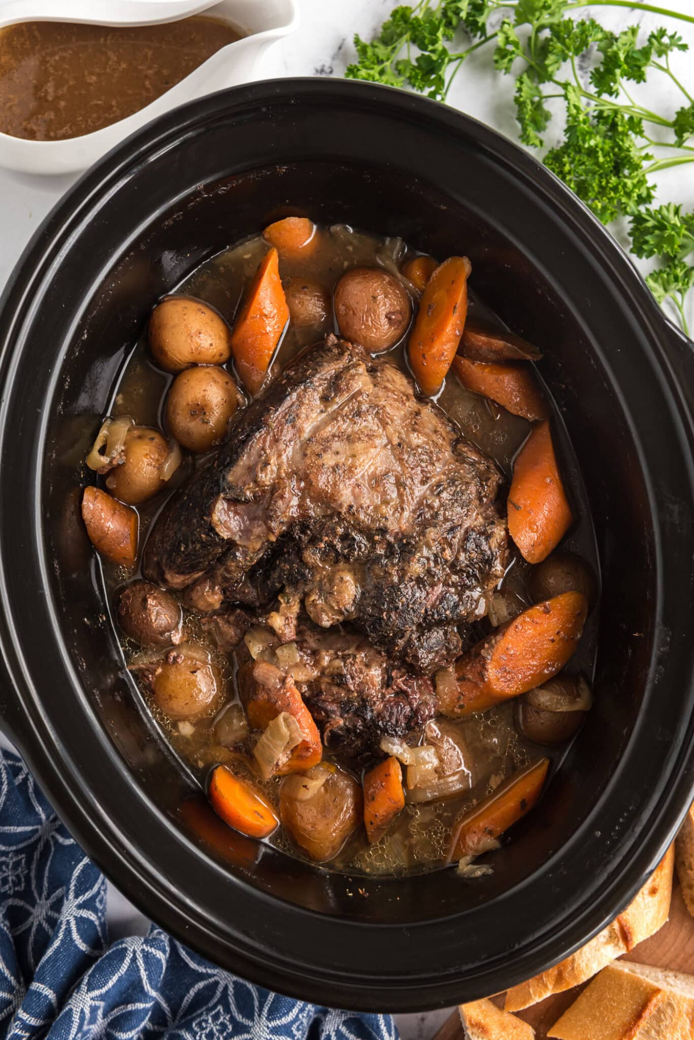 Crockpot Roast Beef: the best crockpot roast you'll ever eat