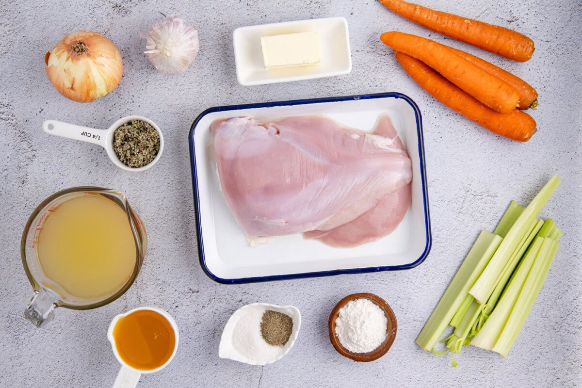 Ingredients for Crockpot Turkey Breast