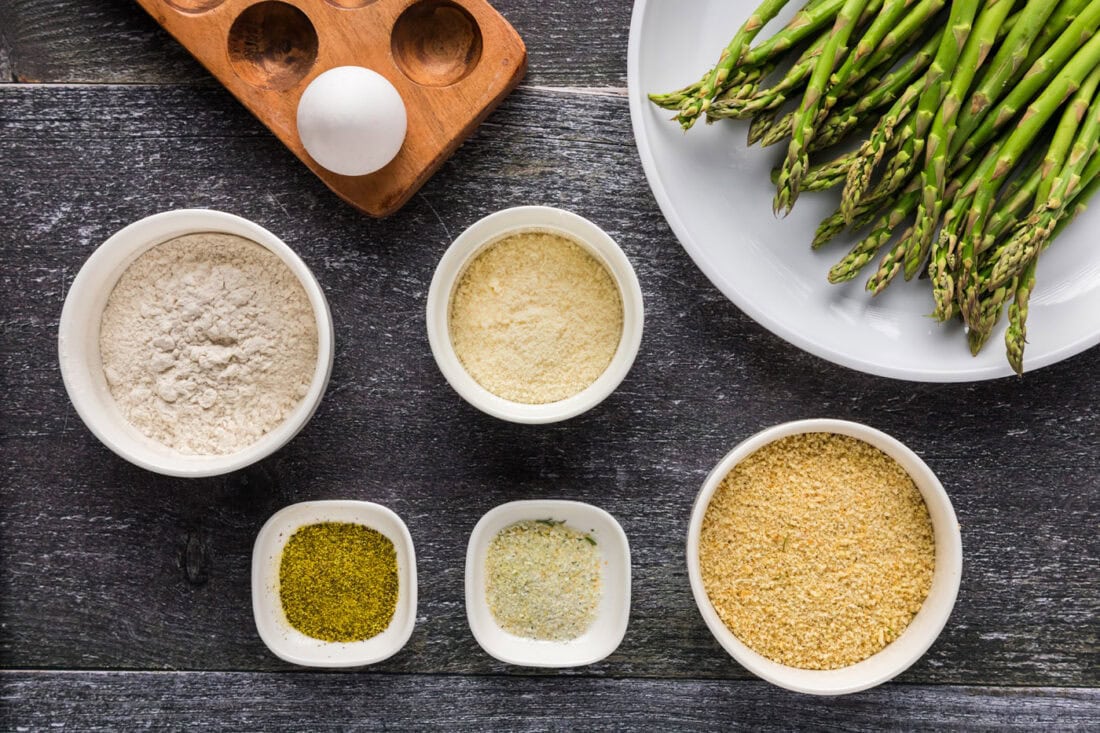 Ingredients for Air Fryer Fried Asparagus