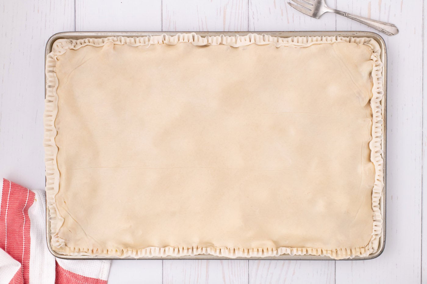 apple slab pie with crust