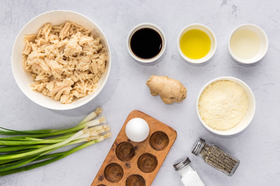 Ingredients for Asian Meatballs