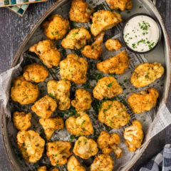 Platter of Fried Cauliflower