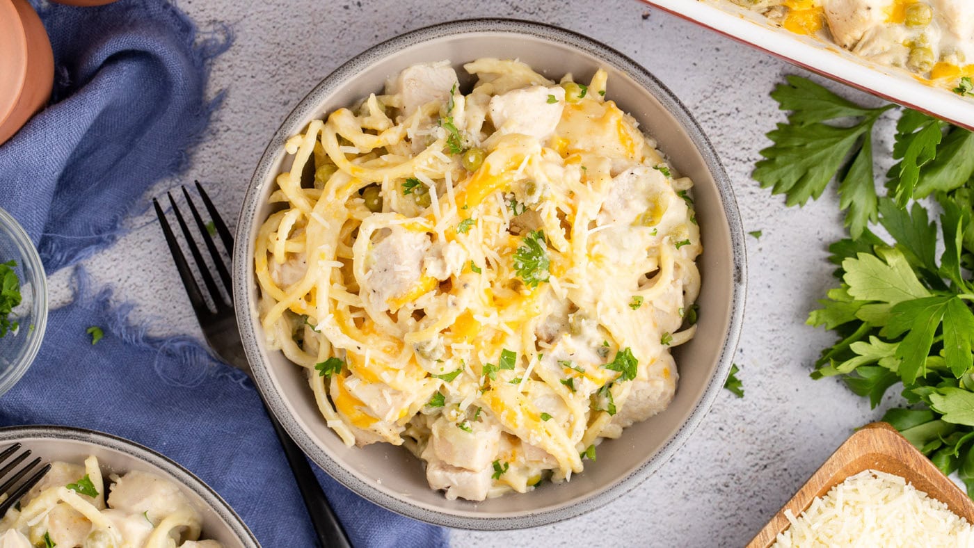 Turkey Tetrazzini - Amanda's Cookin' - Casseroles