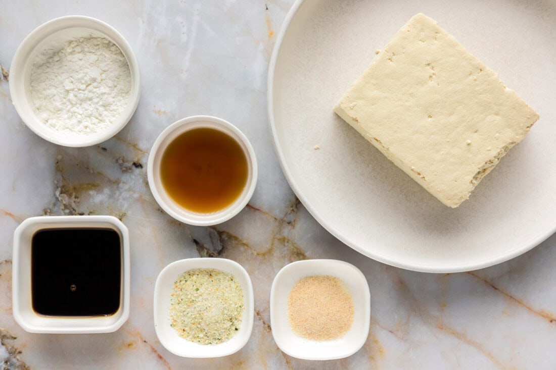 Ingredients for Air Fryer Tofu