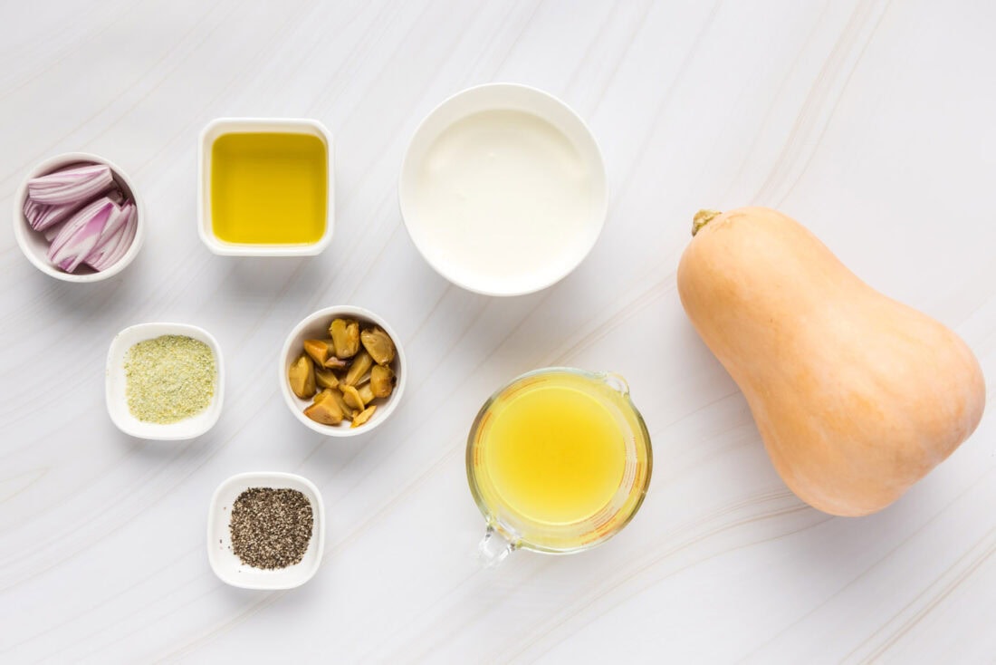 Ingredients for Butternut Squash Pasta Sauce