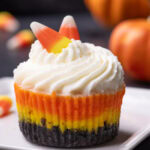 Mini Candy Corn Cheesecakes