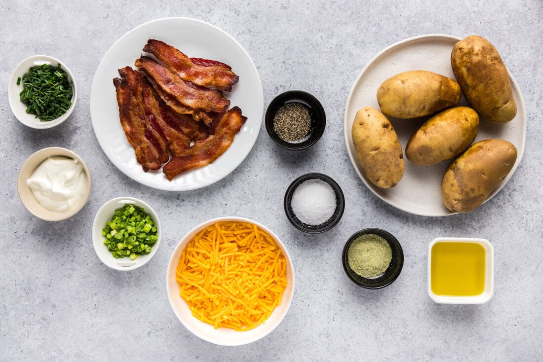 Ingredients for Potato Skins