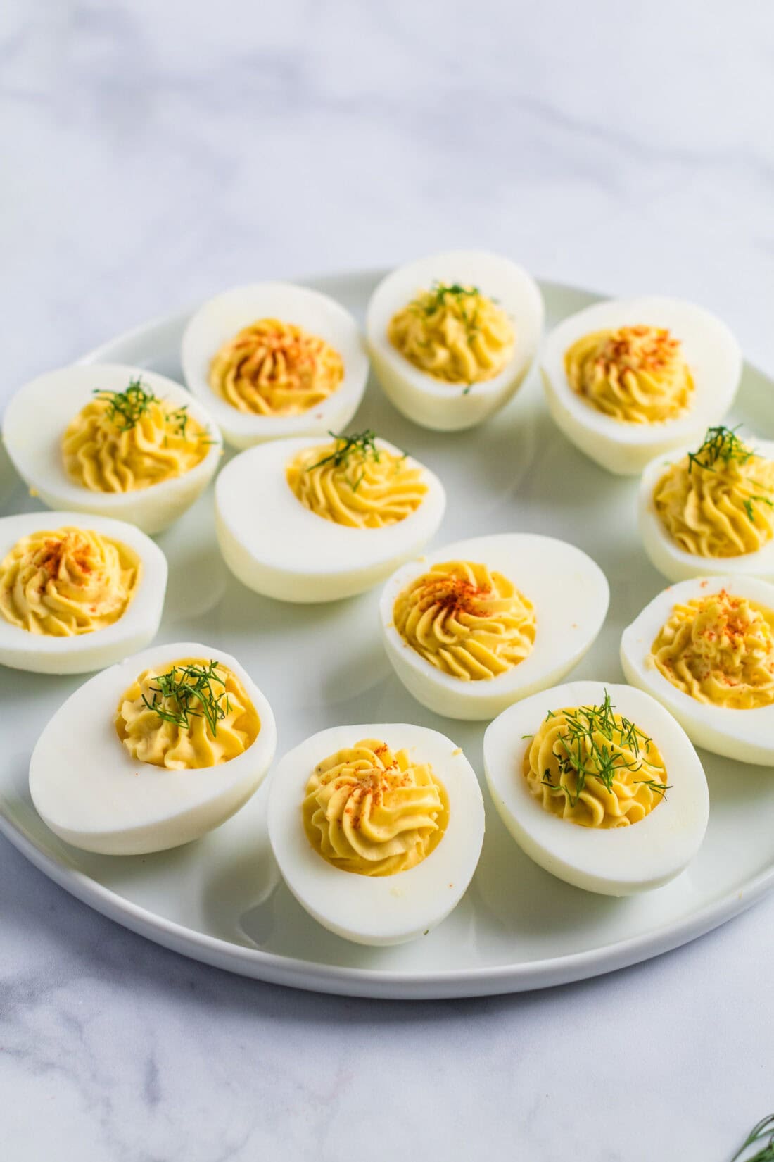 Plate of Deviled Eggs