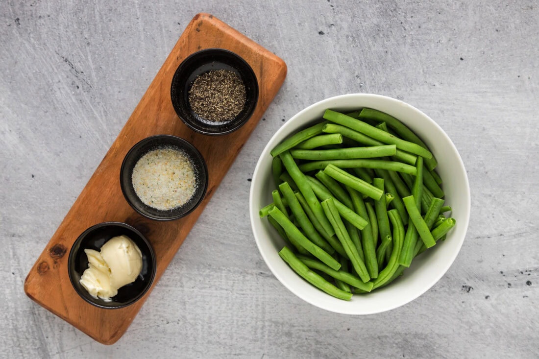 Ingredients for Instant Pot Green Beans