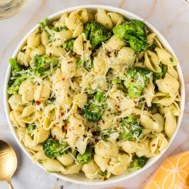 Bowl of Broccoli Pasta