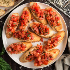 Plate of Bruschetta