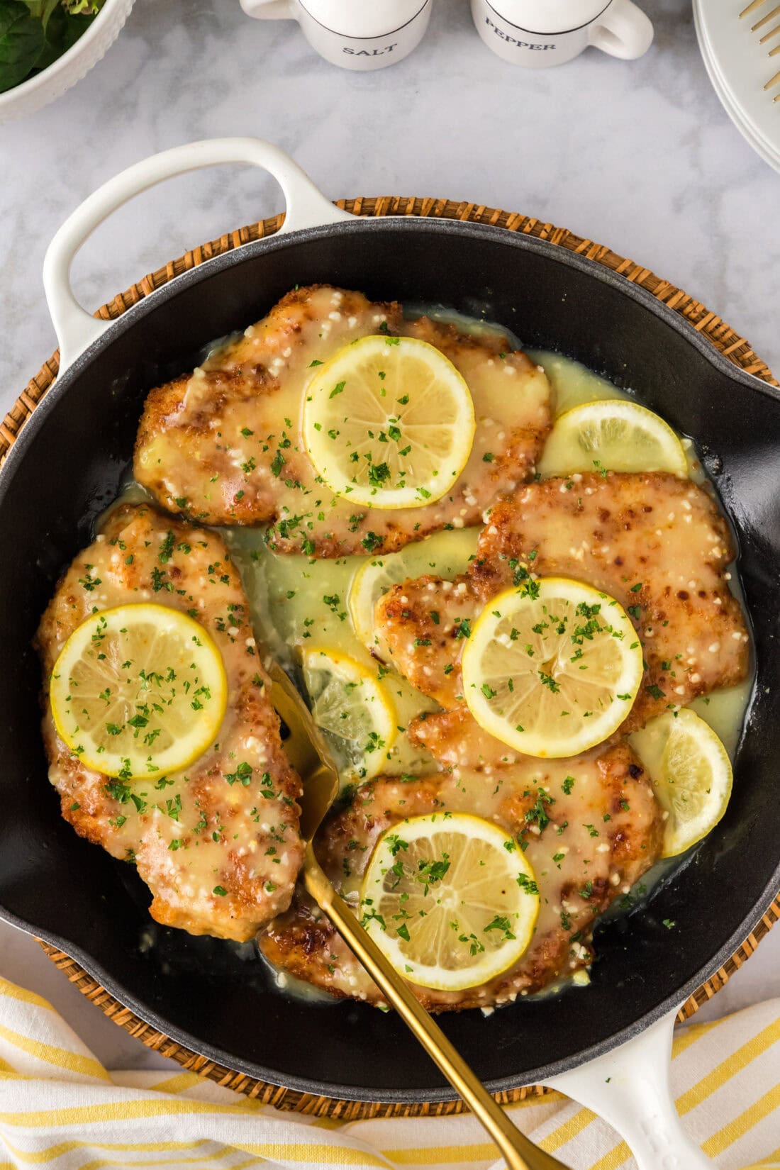 Skillet of Lemon Chicken