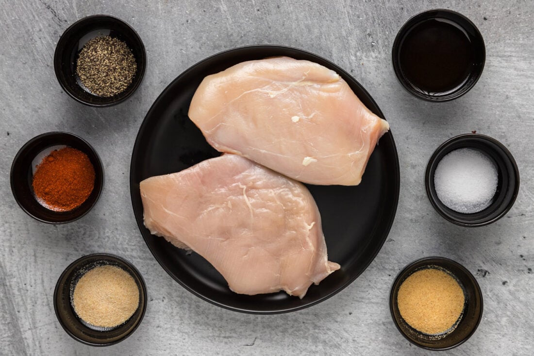 Ingredients for Sous Vide Chicken Breast