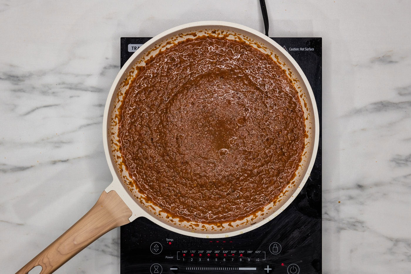 chipotle adobo tomato sauce in a skillet