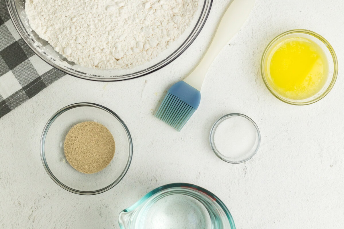 Ingredients for Air Fryer Pretzel Bites