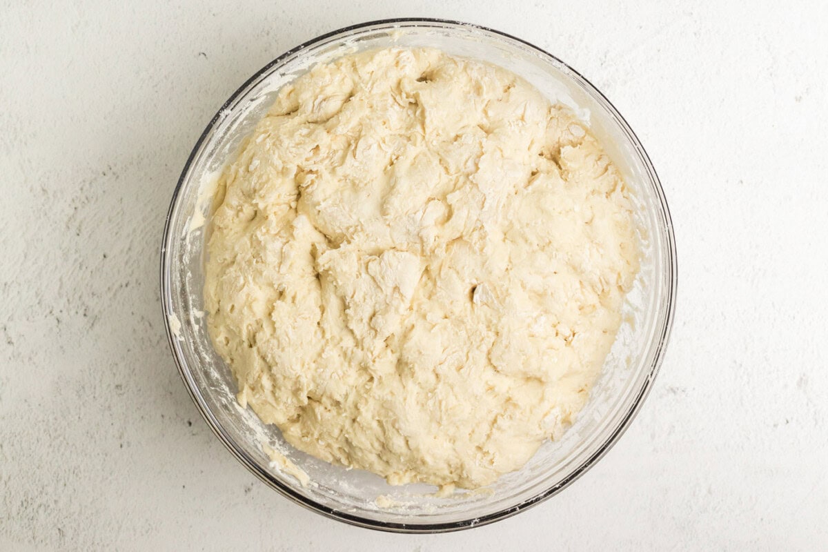 Dough in a bowl