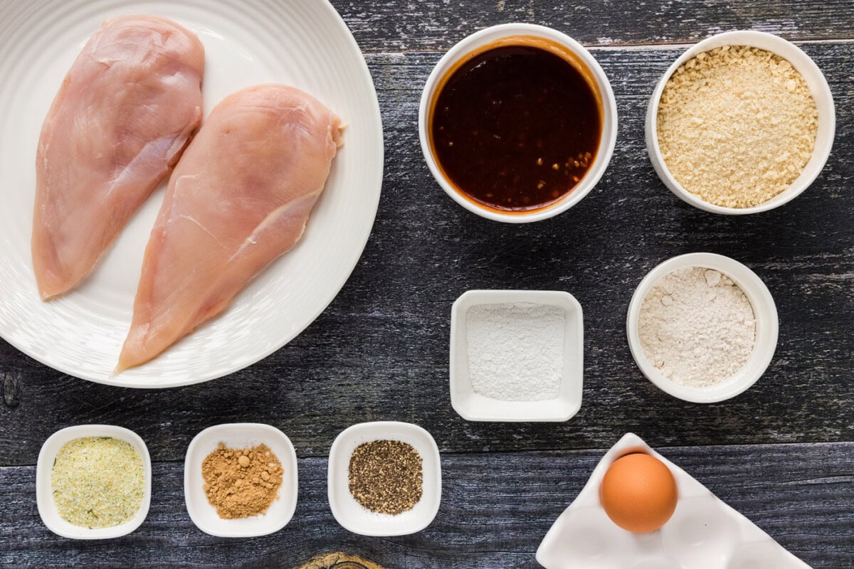 Ingredients for Chicken Katsu