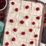 Raspberry Poke Cake