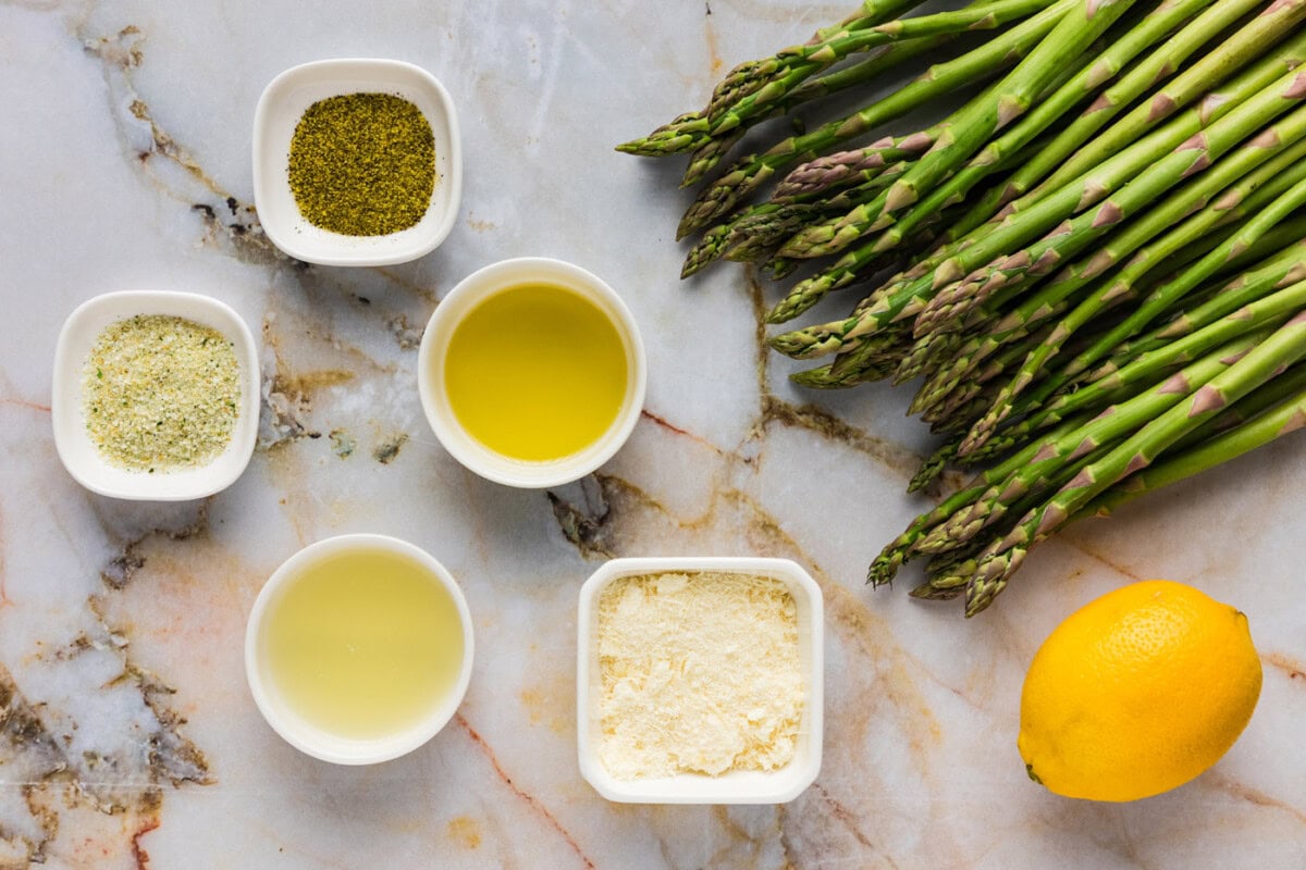 Ingredients for Lemon Asparagus