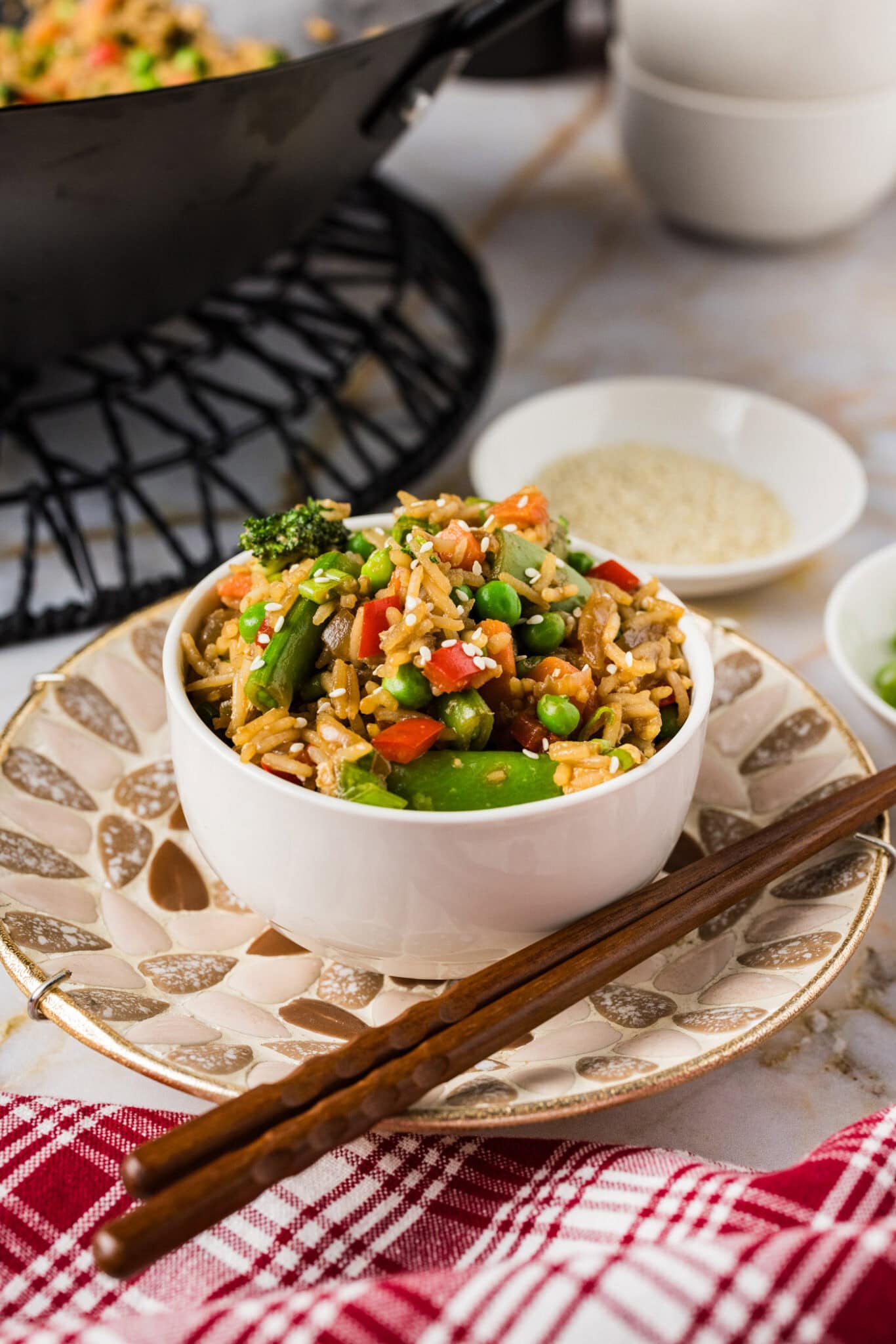 Vegetable Fried Rice - Amanda's Cookin' - Vegetables