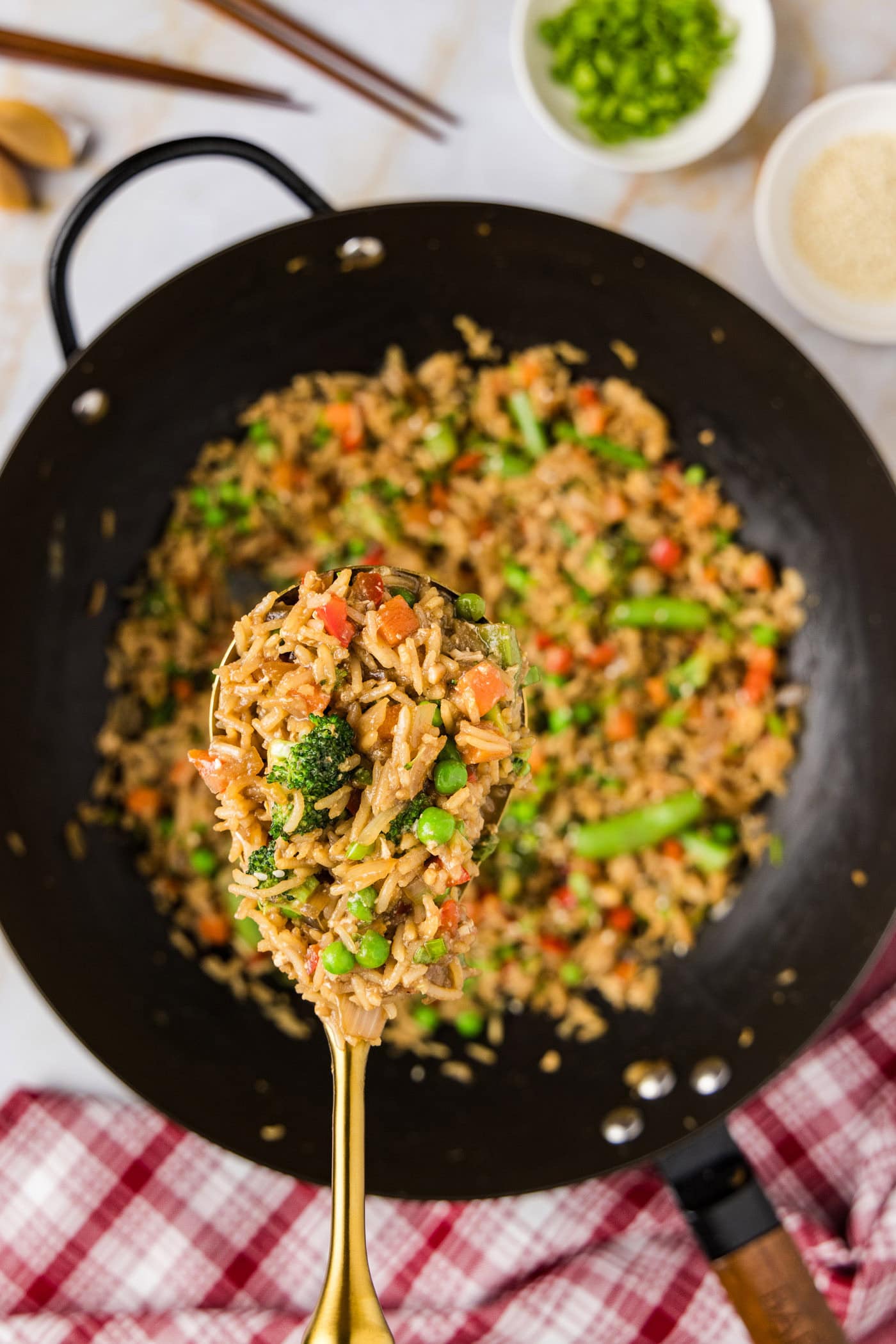 Vegetable Fried Rice - Amanda's Cookin' - Vegetables