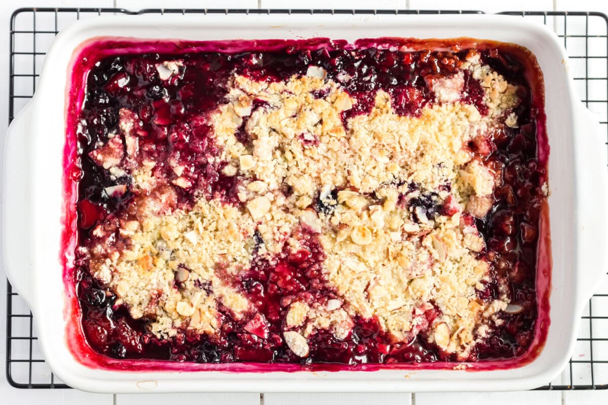 Baked Prize Winning Rhubarb Crumble