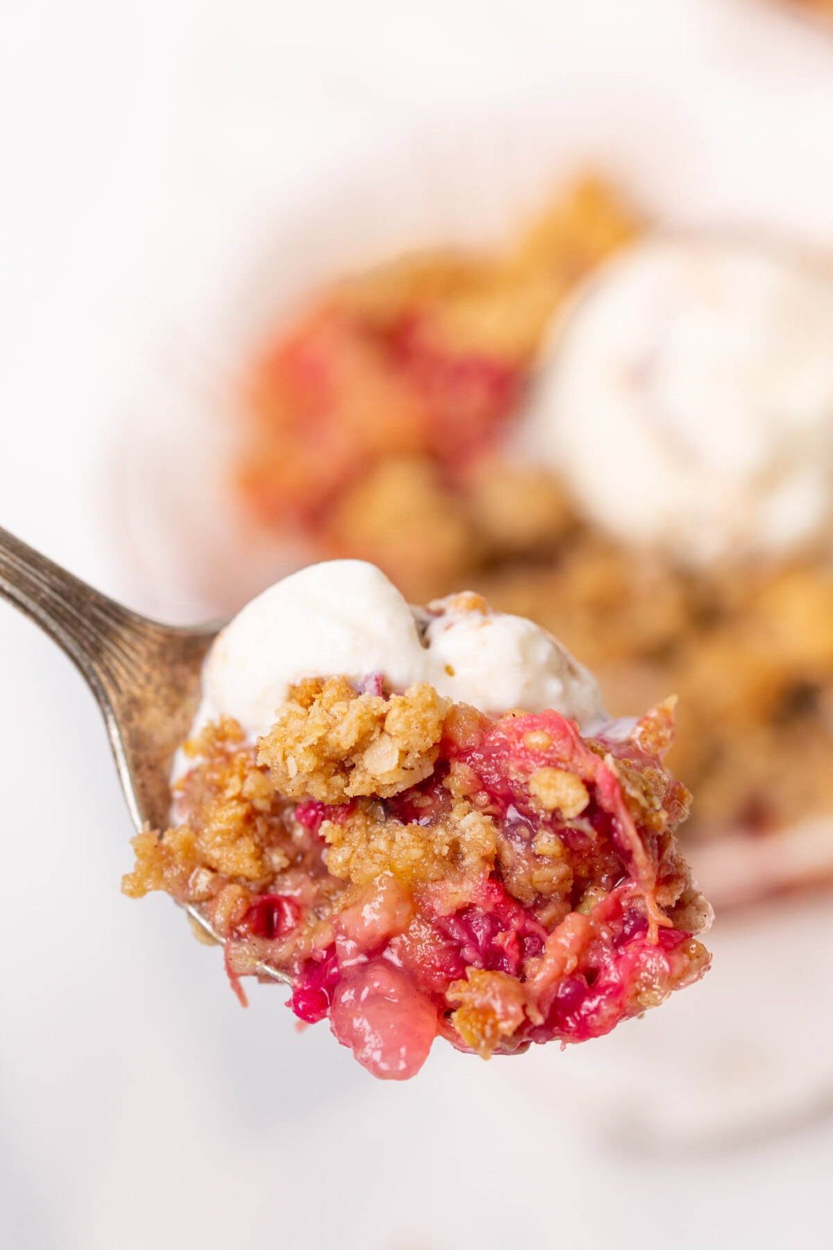 Spoonful of Rhubarb Crisp