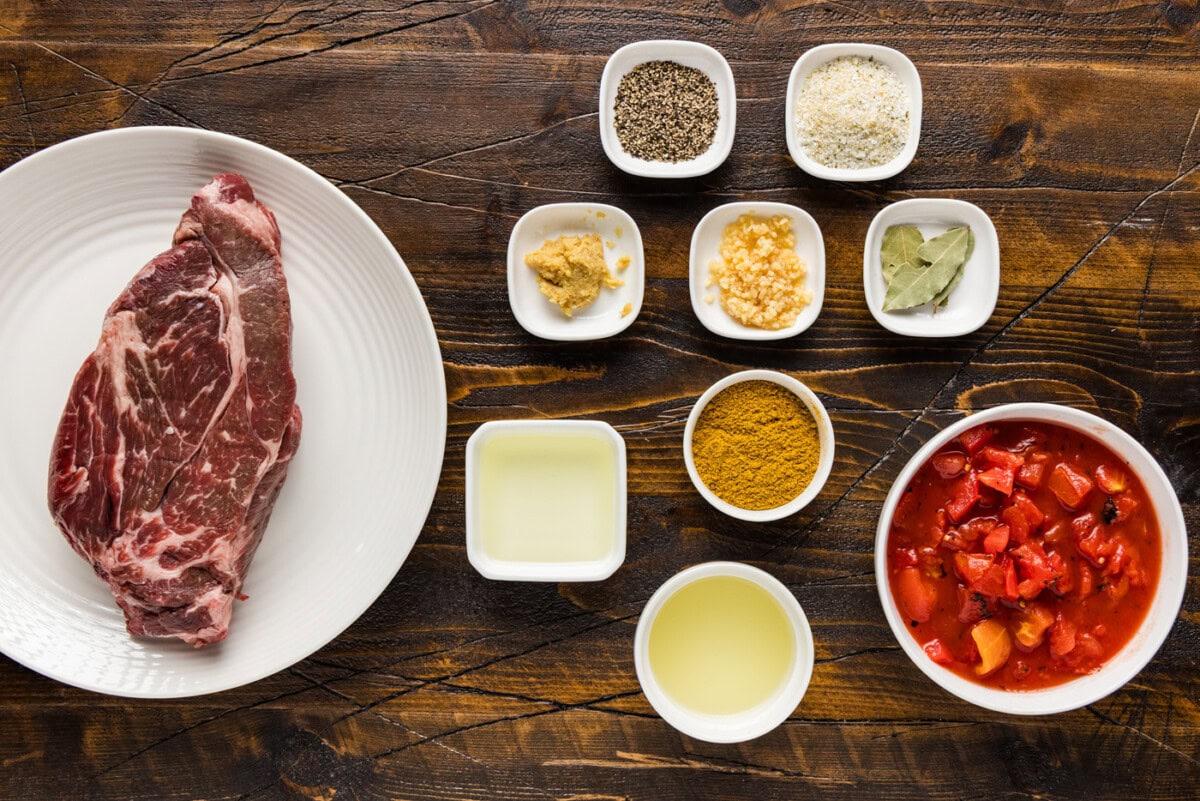 Ingredients for Beef Curry