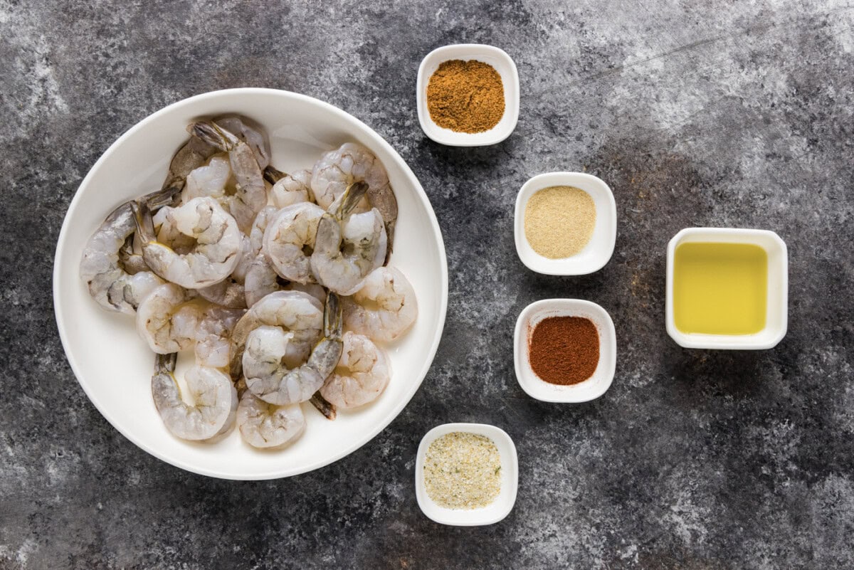 Ingredients for Broiled Shrimp