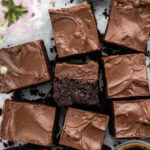 Fudge Frosted Espresso Brownies
