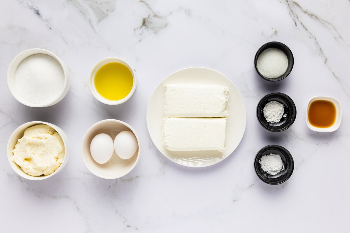Ingredients for Keto Lime Cheesecake Bites