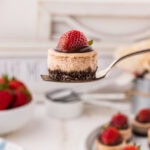 Mini Strawberry Cheesecakes