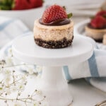Mini Strawberry Cheesecakes