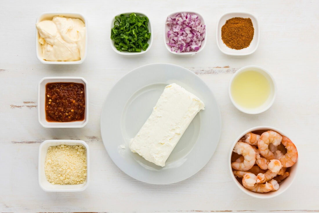 Ingredients for Shrimp Dip