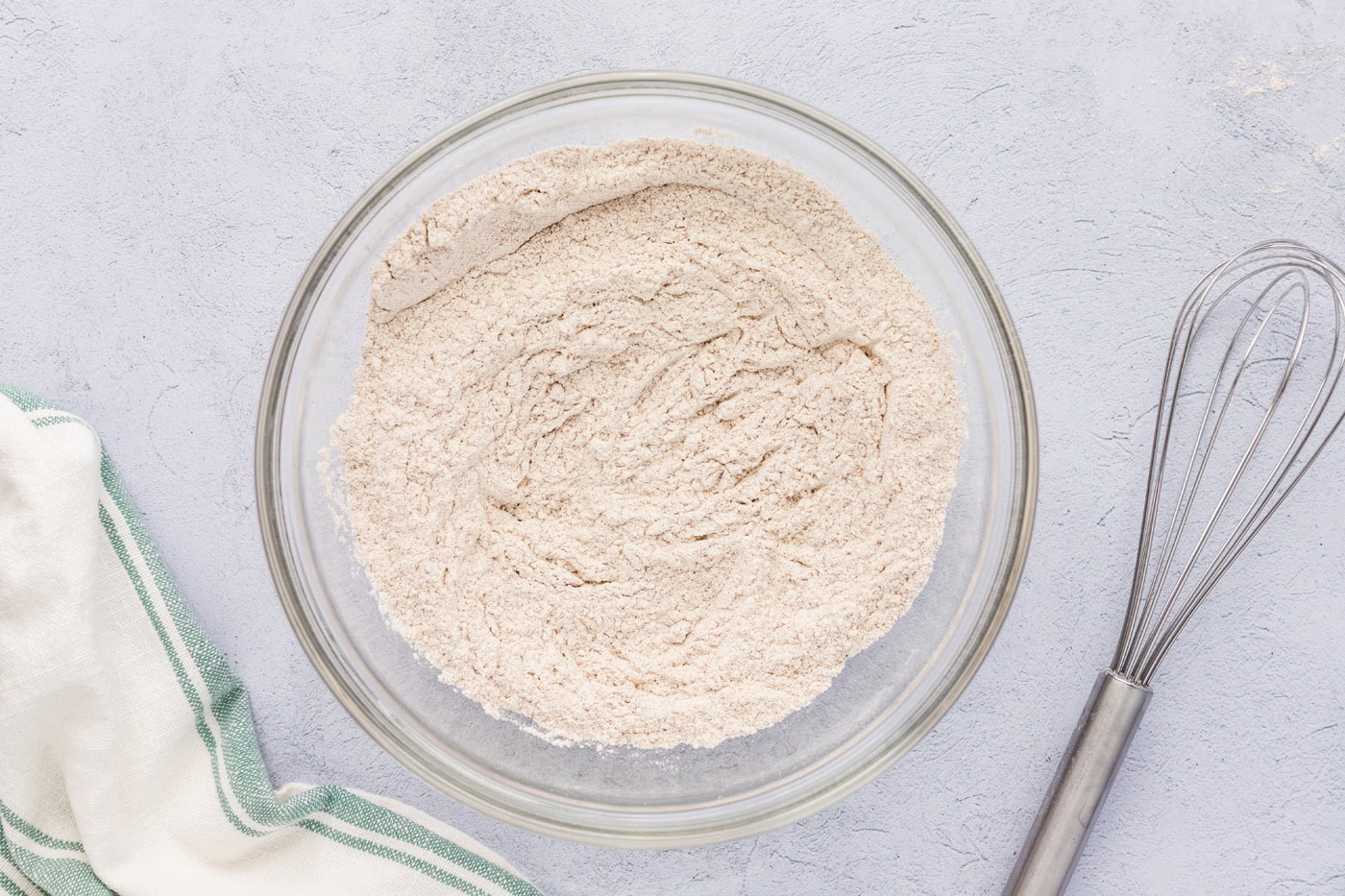Flour mixture in a bowl