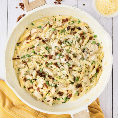 Skillet of Chicken Carbonara