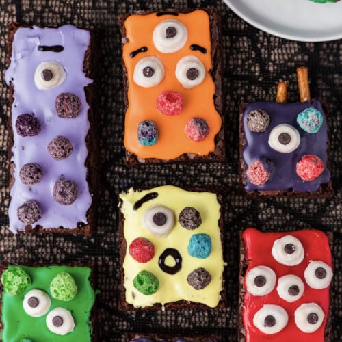 Close up photo of Monster Brownies