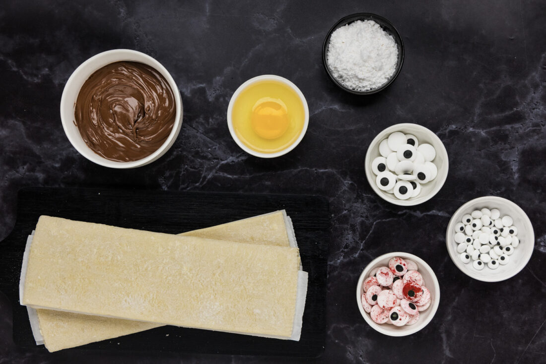 Ingredients for Mummy Hand Pies