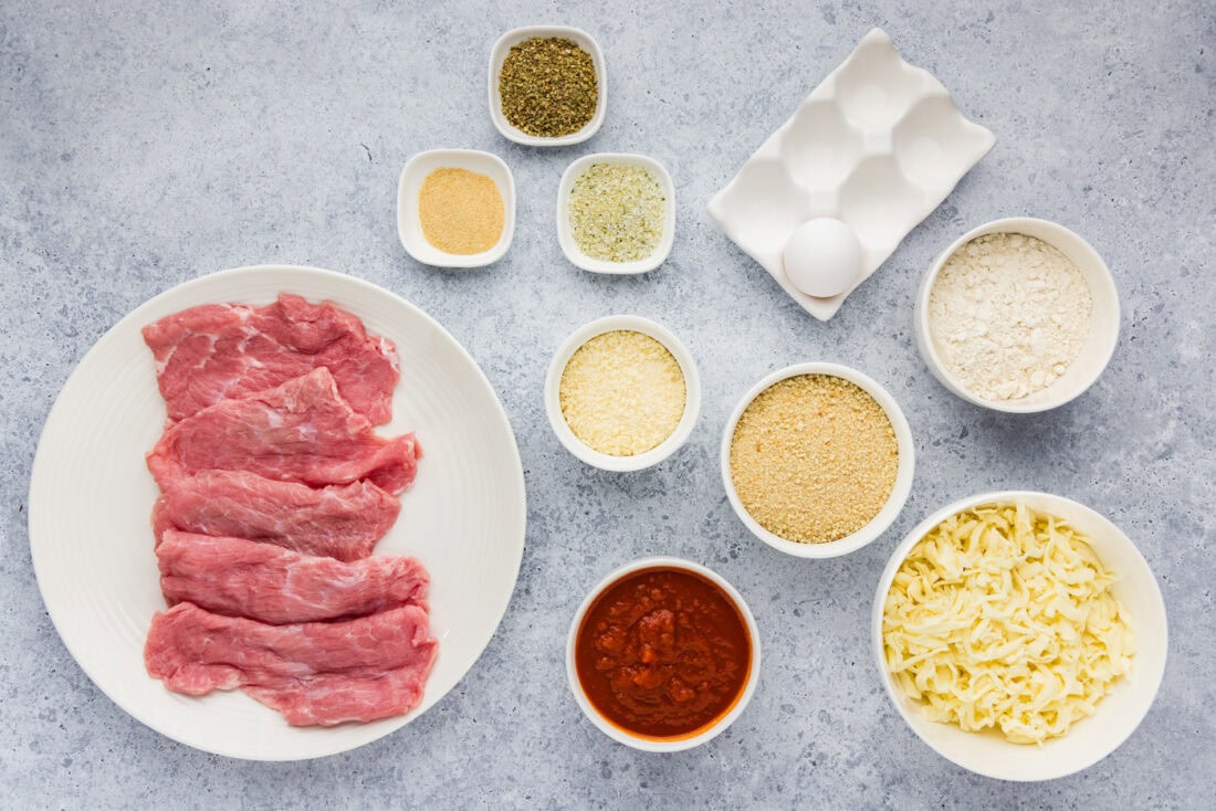 Ingredients for Veal Parmesan