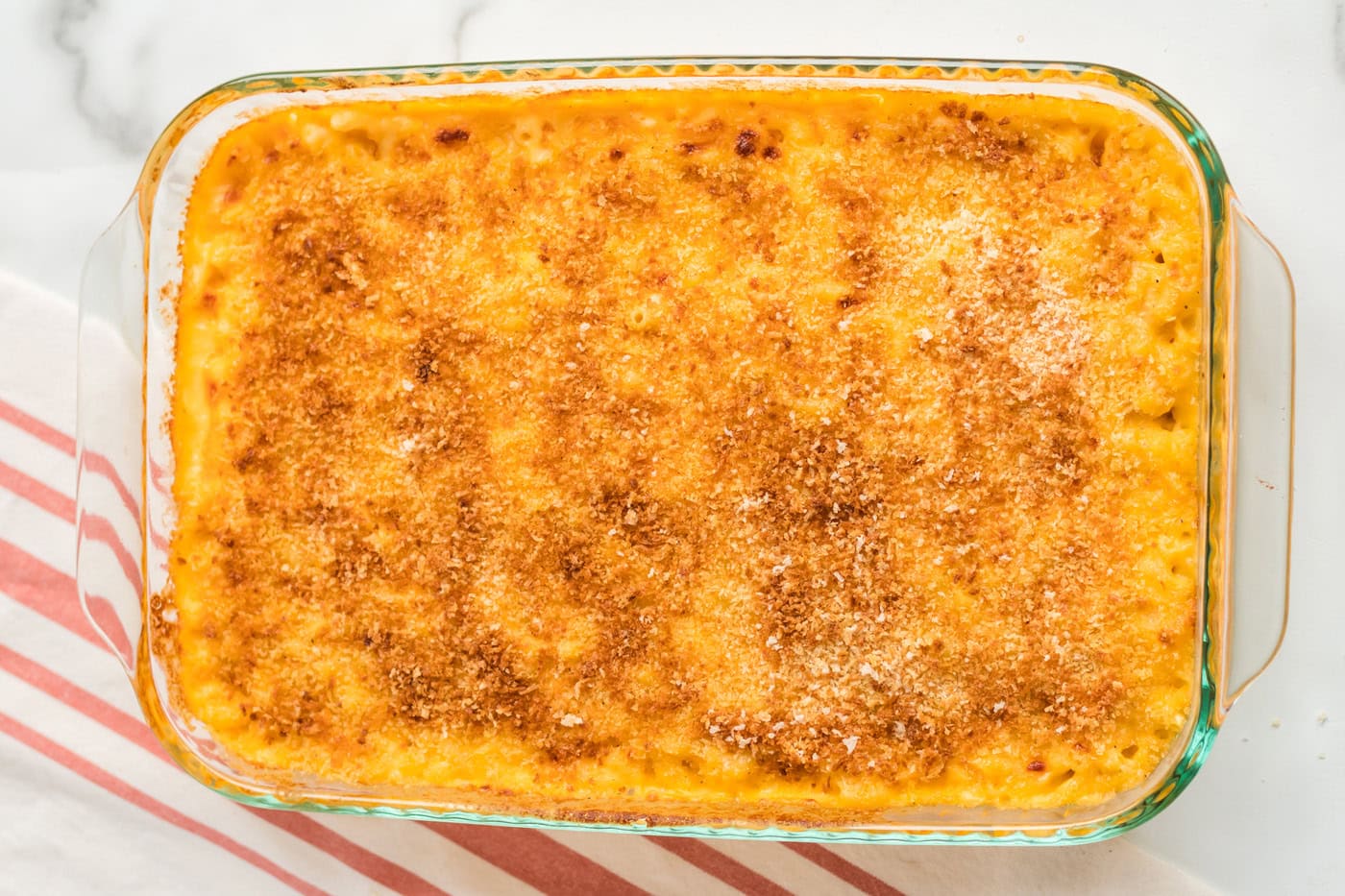 9x13 of Baked Macaroni and Cheese
