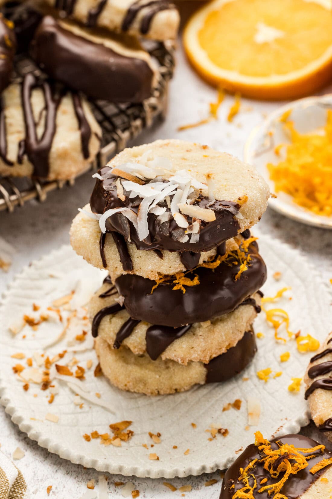Stack of Icebox Cookies